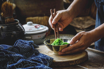 厨师做饭厨房人高端场景