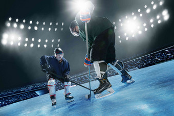 冰球对抗竞技竞技高质量拍摄