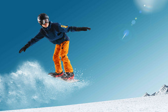 滑雪男人亚洲人滑雪装备周末活动