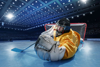 冰球运动员动员亚洲仅男人厚衣服清晰图片