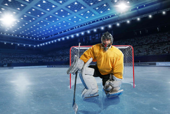 冰球运动员动员东亚体育场馆氛围相片