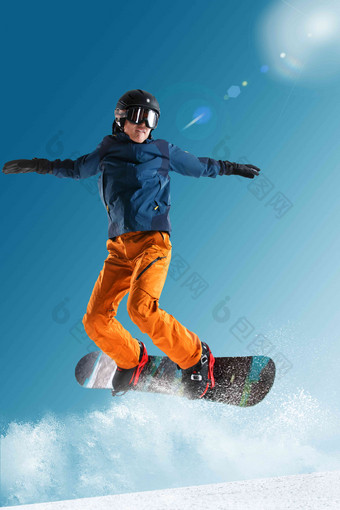 滑雪男人冬季运动成年人主题