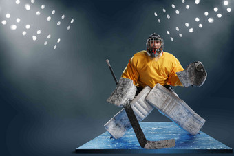 冰球运动员动员冬季运动户内2多岁高质量摄影图