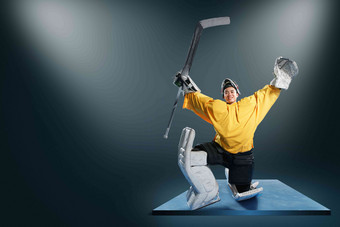 冰球运动员动员竞技运动员技能