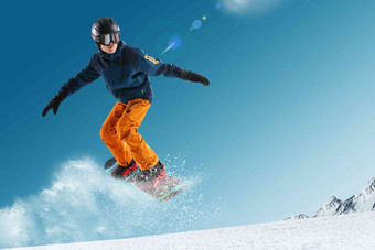 滑雪男人中国人摄影高质量图片