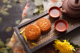 月饼小吃食品水高质量影相