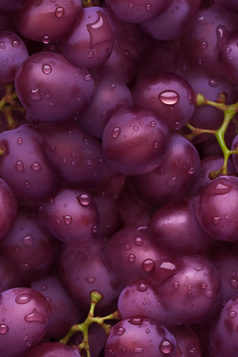 水果葡萄水滴背景摄影图特写摄影紫色