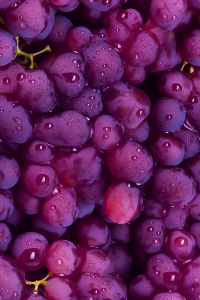 葡萄清洗水果水滴背景摄影图特写摄影紫色