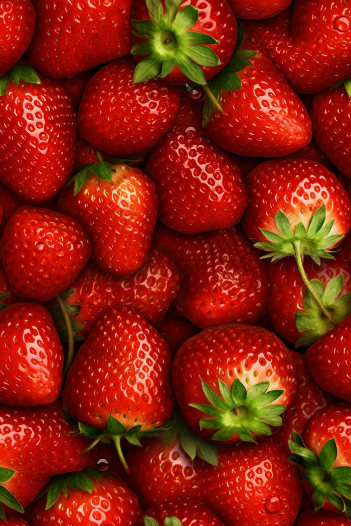 草莓清洗水果水滴背景摄影图特写摄影