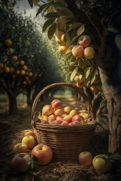 果园水果收获季节摄影丰收专业摄影细节