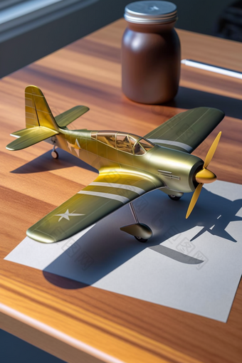 飞机军事玩具细节现实摄影