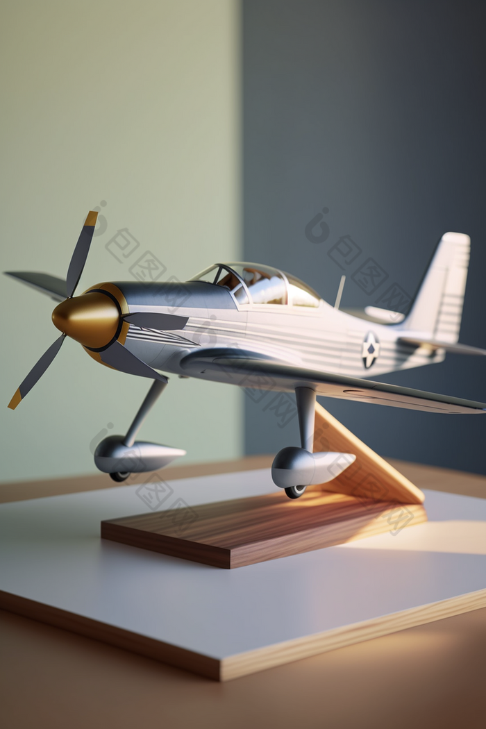 模型飞机军事玩具细节现实摄影