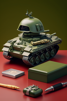 模型军事玩具细节摄影