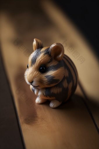 玩具动物模型摄影现实鼠摄影图