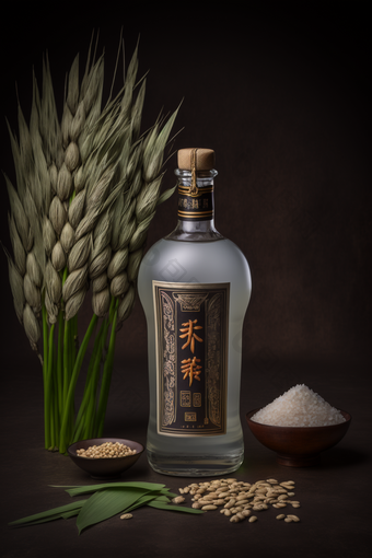 白酒小麦<strong>高粱</strong>广告摄影