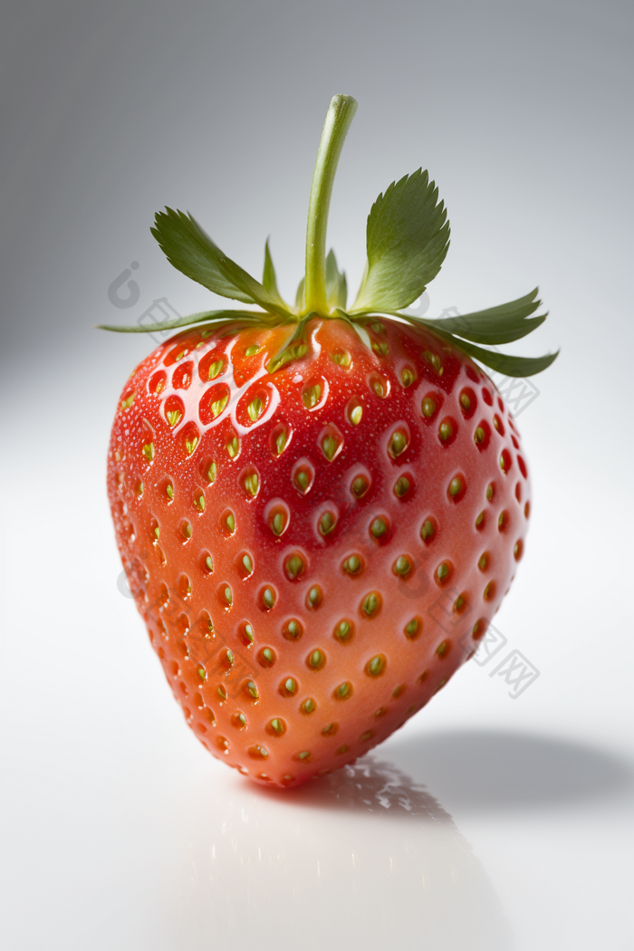 一颗草莓单个物体氛围