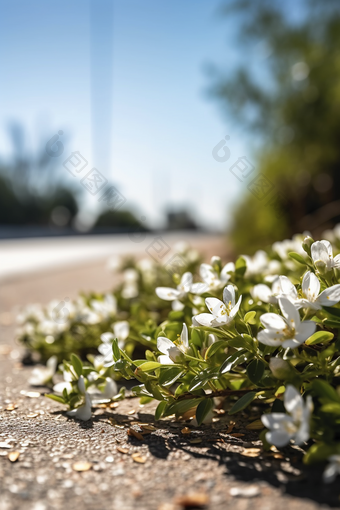 路边小花摄影图数字艺术26