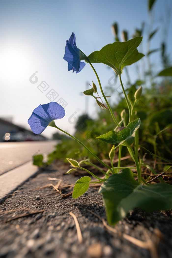 路边小花摄影图数字艺术21