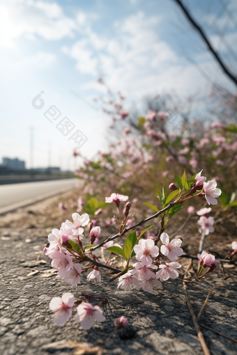 路边小<strong>花</strong>摄影图数字艺术11