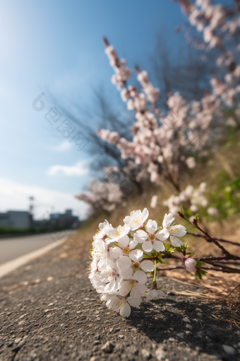 路边小<strong>花</strong>摄影图数字艺术5