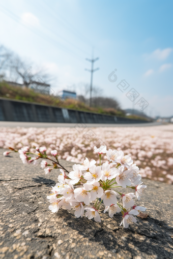 路边小<strong>花</strong>摄影图数字艺术3