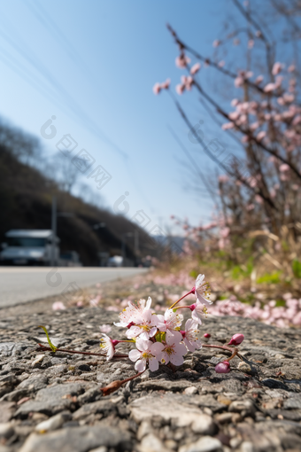 路边小<strong>花</strong>摄影图数字艺术2