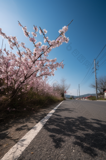 路边小<strong>花</strong>摄影图数字艺术1