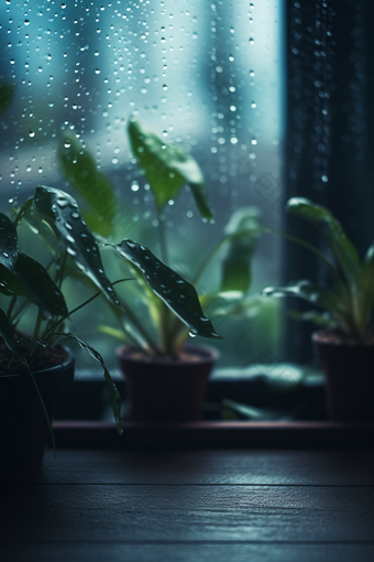 雨水冲刷<strong>植物食物</strong>雨