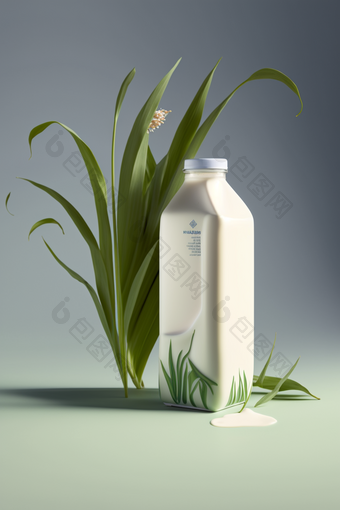 牧草牛奶食物产品完整植物
