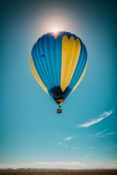 气球在天空飞行摄影图数字艺术40