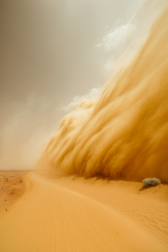 清新空旷的沙漠摄影图数字艺术16