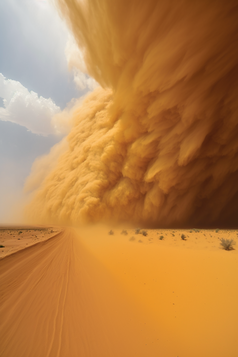 清新空旷的沙漠摄影图数字艺术20