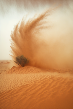 清新空旷的沙漠摄影图数字艺术24