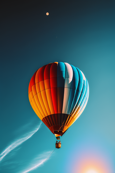 气球飞行摄影图数字艺术26