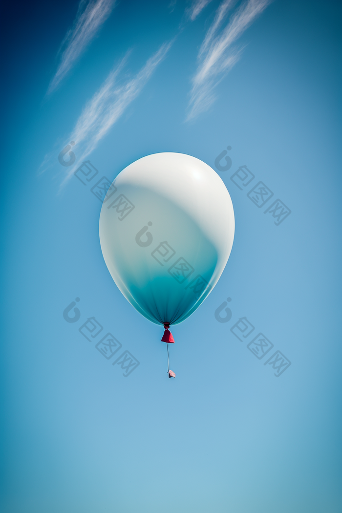 气球飞行天空清晰的