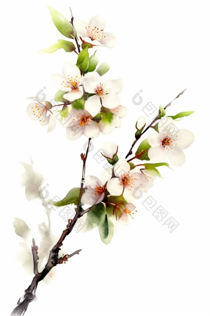 一个花色彩斑斓的png下载-包图网