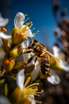 收集花蜜采蜜的蜜蜂摄影图数字艺术24