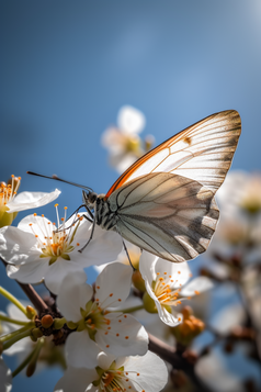 收集花蜜采蜜的蝴蝶摄影图数字艺术19