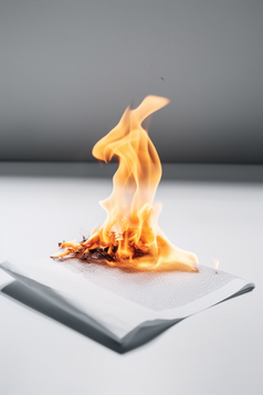燃烧的纸张烛摄影图数字艺术18