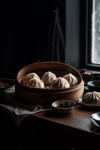 小笼包地方美食特产食物特色美食摄影图16