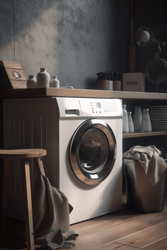 洗衣机家居摄影图数字艺术26