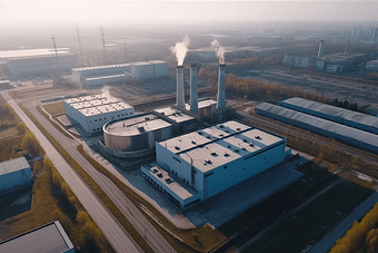 工厂工业工厂外景工业建筑摄影图1