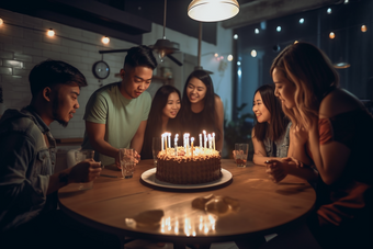 生日聚会庆典蛋糕生日蛋糕摄影图20