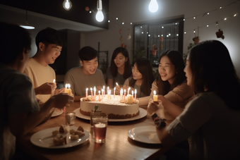 生日聚会庆典蛋糕生日蛋糕摄影图18