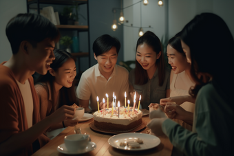 生日聚会庆典蛋糕生日蛋糕摄影图11