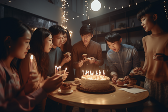 生日聚会庆典蛋糕生日蛋糕摄影图10