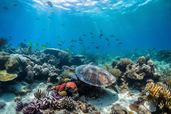 珊瑚色彩斑斓热带鱼海洋海底摄影图12