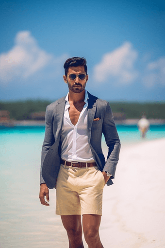 男人亚洲马尔代夫海滩沙滩旅行摄影摄影图22