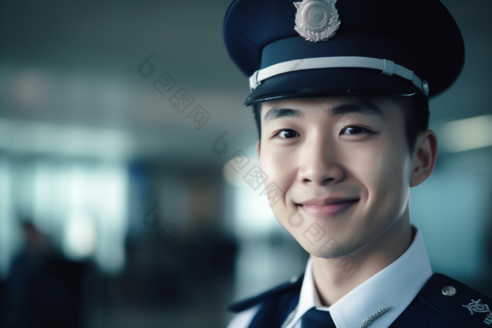 警察微笑职业