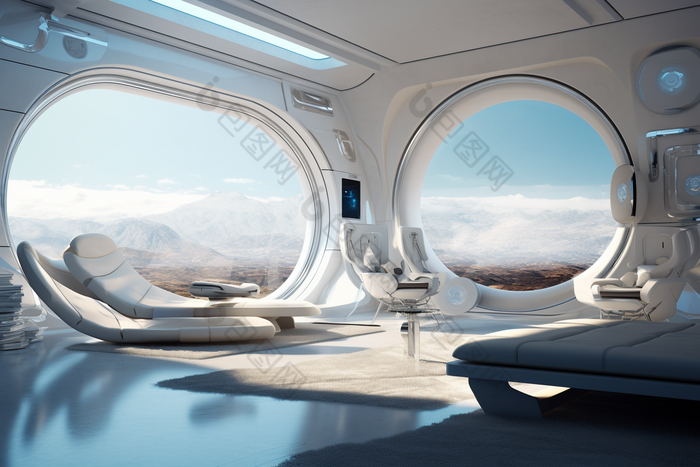 未来主义空间站宇宙太空站图片-包图网